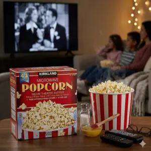 커클랜드 전자레인지 팝콘 4.1kg /버터 간식