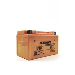 KOMO 코모 젤 타입 배터리 STX7A 12V 7AH 시티플러스 마제스트 GSR 넥스 필그림 티니 미오 비노 비버 위티