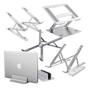 알루미늄 탄소강 메탈 접이식 높이조절 휴대용 맥북 노트북 거치대 받침대 쿨러 방열 갤럭시북 그램 레노버