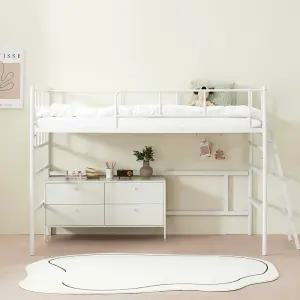 퍼니엘 안젤라 낮은 벙커침대/책상/이층 분리형 6단계 높이조절 성인 어린이 2층