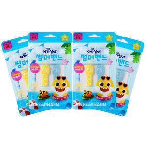 핑크퐁 썸머밴드 2p x 4개/야광 손목 팔찌 링 어린이