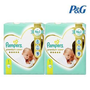 유럽산 팸퍼스 프리미엄케어 밴드1단계(2팩) 총156매 pampers 바우처
