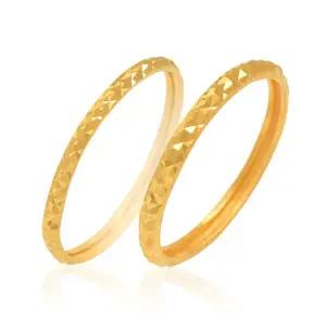 [골드모아]여자 순금 1.87g 24K [레이어드 컷팅 실반지 2개세트]