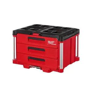 [밀워키] 48-22-8443 팩아웃 3단 툴박스 서랍형 공구함