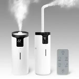 오아 타워 대용량 가습기 16L 초음파 UV 살균 자동 습도조절 대형 가정용 거실 업소용 스탠드 굴뚝