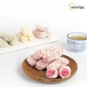 대용량 백년초 찹쌀유과 3.4kg