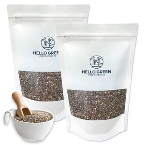 헬로우그린 슈퍼곡물 치아씨드1kgX2(팩) 씨앗 시드