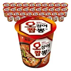 농심 오징어짬뽕컵 67g, 30개