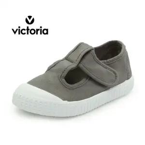 빅토리아 아동 벨크로 샌달리아 로나 틴타다 (136625-GRIS)