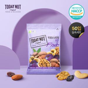 투데이넛 너트한줌 후르츠 하루견과 20gx50봉 실속형