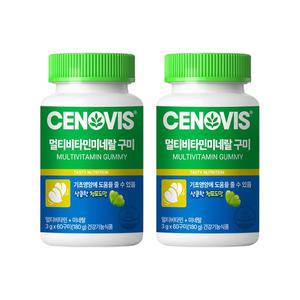 세노비스 멀티비타민 미네랄 구미 (60구미/60일분), 2개