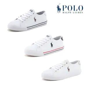 [롯데백화점]폴로랄프로렌 화이트 스니커즈 캐쥬얼 단화 운동화 3종택1 SLATER RFS10390,392,993758PA-W 2C
