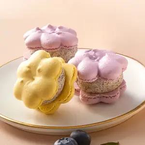 파르팜 꽃카롱 30개입 수제 마카롱 선물 개별포장