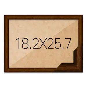 [누니액자]퍼즐액자 18.2x25.7 고급형 우드 브라운 (누니액자)