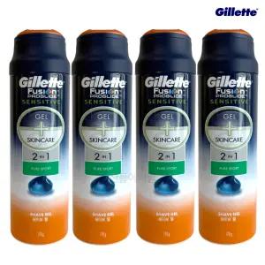 질레트 쉐이빙젤 170g x 4 면도크림 질레트젤 면도젤