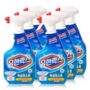 유한락스 욕실청소용 600ml x 6개