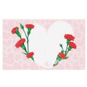 진심 카네이션 미니카드 5매 가정의달 땡큐 감사카드 어버이날 스승의날 학교 업체 행사