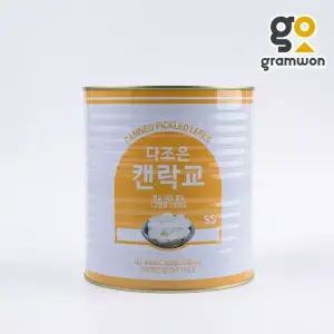 다조은락교 2S 3kg 이엔 일식 락교 대용량 업소용 반찬