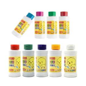 동아 딩동댕그림물감(200cc)-14색/무독성/유치원/병타입(무독성)인증/그림물감/크레파스/싸인펜