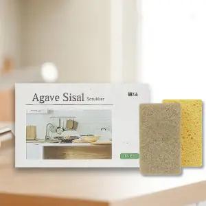 휴홈 아가베 사이잘 천연수세미 10p 셀룰로스 제로웨이스트
