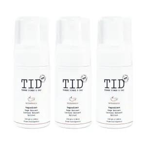 [치과세상] TID 티드클린 거품치약 100ml 3통_교정용(교정장치,스플린트,마우스피스 착용자)