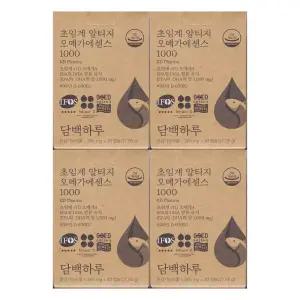 담백하루 초임계 알티지 오메가 에센스 1000 1255mg x 30캡슐 4개 / 써클