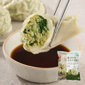 고깃집왕건 진 수제 소고기 왕만두 김치만두 1.4kg