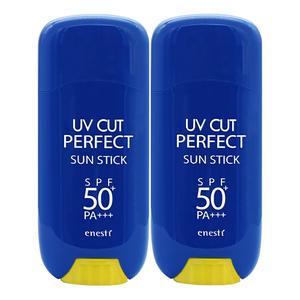 에네스티 UV컷 퍼펙트 선스틱 23gx2개 자외선차단 SPF50 순한 저자극 썬블록