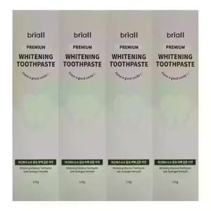 브리올 프리미엄 미백치약 120g 4개 / 써클