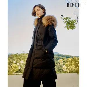 [파격 초특가] 블루핏 라쿤퍼 헝가리 롱 구스다운*