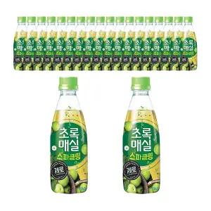 초록매실 스파클링 제로 350ml, 20개