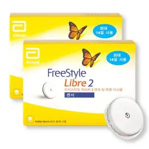[애보트] 프리스타일 리브레2 무채혈 연속혈당측정기 2개(28일) 혈당계
