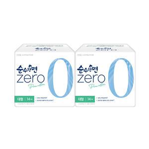 순수한면 제로 날개형, 대형, 14매, 2개