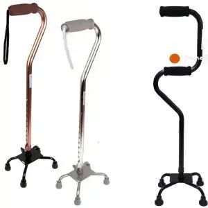지팡이 노인 어르신 장수 효도 보행 실버 사발 4발 네발지팡이