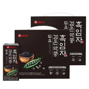서울우유 흑임자 검은 약콩 두유 190mlx40개