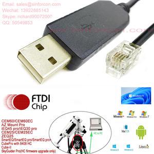 IOptron 핸드 컨트롤러 펌웨어 업그레이드 PC Asiair 제어 케이블 CEM25p iEQ45-pro iEQ30