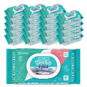 행주티슈 플러스케어 80매 20팩