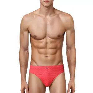 [롯데백화점]휠라언더웨어 기하학 폴리나염 인밴드 남성삼각브리프 BFH1628MDRD