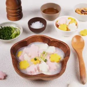 떡국떡 꽃모양 하트모양 쌀 떡국떡 500g 1kg 4색 꽃떡국