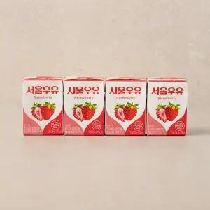 [서울우유] 딸기 멸균 (200ml*4개)