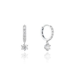 로이드 풀세팅 0.3CT 다이아 원터치 14K 귀걸이 LODP3022D