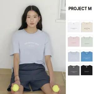 [프로젝트엠](천안아산점)여성 소로나 그래픽 루즈핏 반팔티 EPF2TR2351