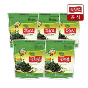 [광천김] 올리브유 녹차 돌자반 볶음 70g 5봉
