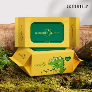 [아망떼][신제품 런칭 SALE][FR] 두꺼운 70평량 고평량물티슈 20팩