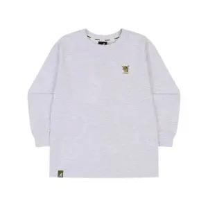 [캉골키즈](강남점)루 심볼 롱 슬리브 티셔츠 RC 0005 멜란지 그레이ARCCRT00050MY