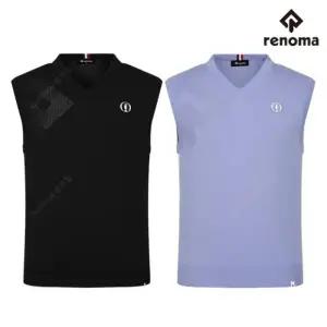 레노마골프 디오픈 남성 여름 스카시 메쉬 브이넥 니트 조끼 O2204