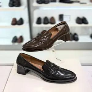 [닥스] 여성5센치 유광 메쉬포인트  로퍼 힐 dif502