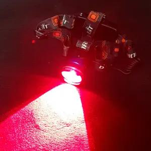 빨간불 적색 헤드랜턴 RP-102 낚시 레드 LED 줌 랜턴 시인성 좋은 빨강불빛