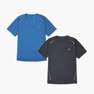 [코오롱스포츠](본점) [TRAIL] 남성 러닝 반팔 티셔츠 2종택1 TLTCX24735