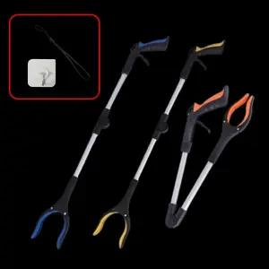 다용도 접이식 신발정리 긴집게/쓰레기/해루질/낚시/허리보호/만능/신발/정리/하수구/집게손/숯방